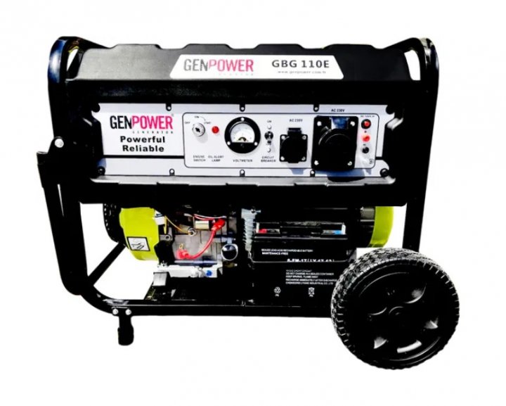 Генератор бензиновий GENPOWER 3 фази (220/380В), 2,7кВт, (GBG110E)